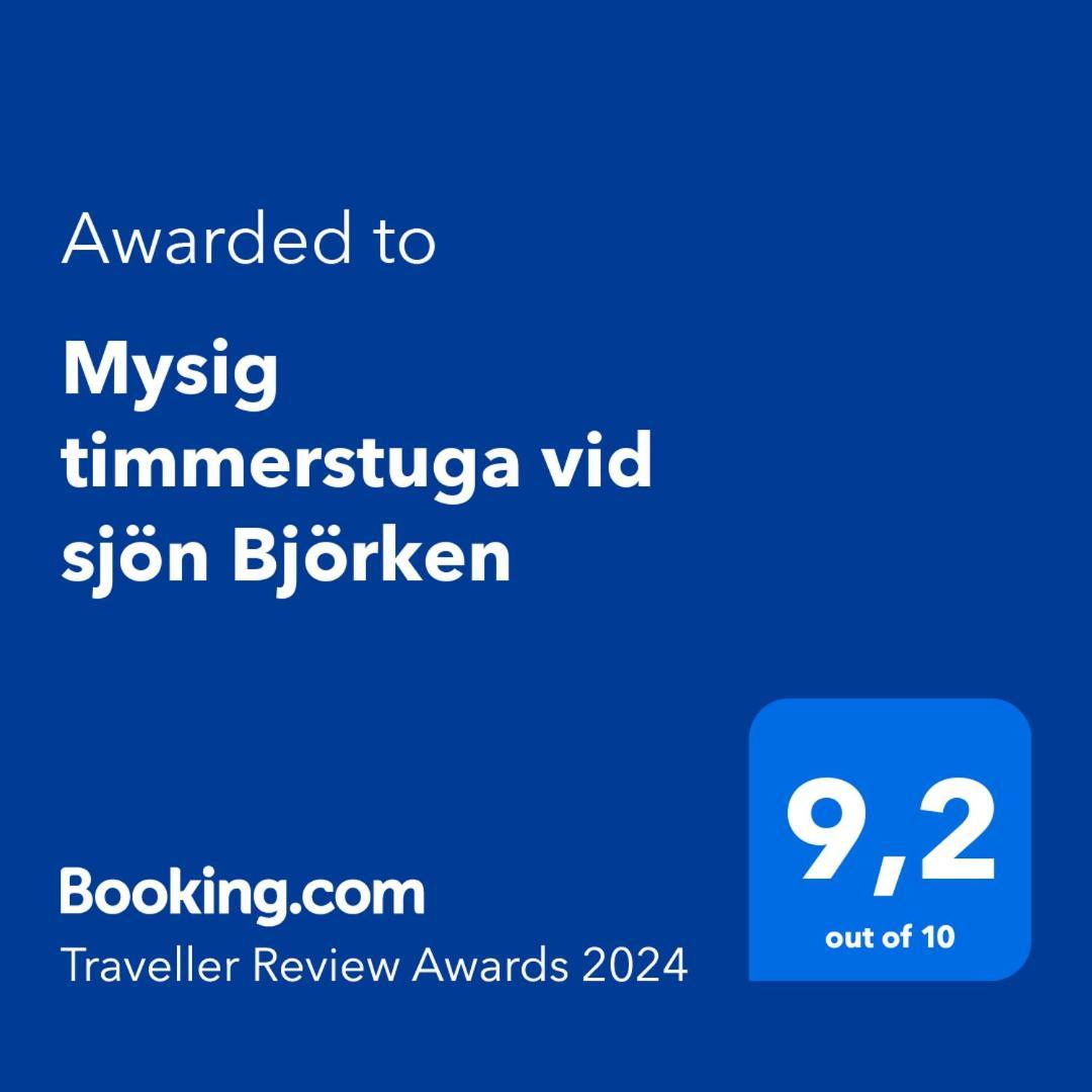 Mysig Timmerstuga Vid Sjoen Bjoerken 34 Roennsudden Grangarde Luaran gambar